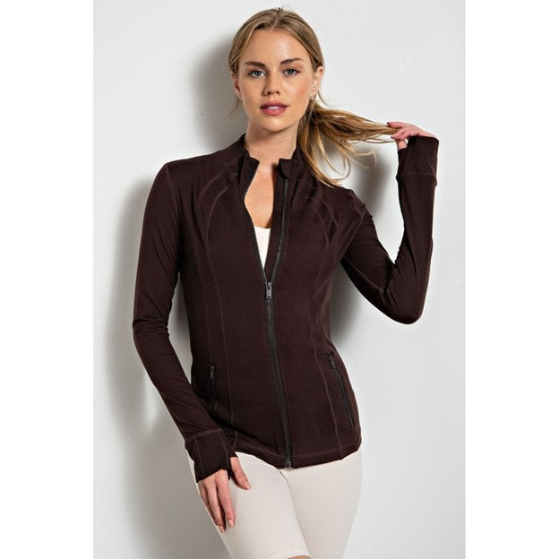 Defined Butter Soft Jacket, Brown - GirlFriends Boutique