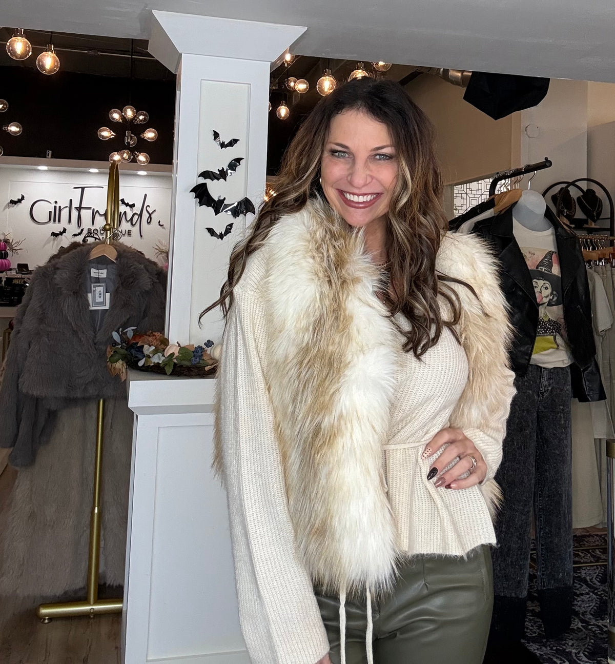 Shaggy Faux Fur Vest