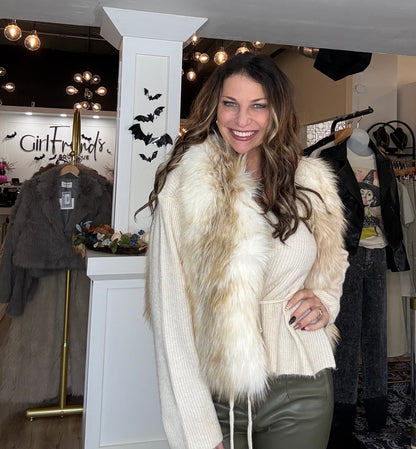 Shaggy Faux Fur Vest