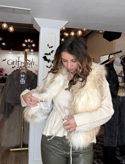 Shaggy Faux Fur Vest