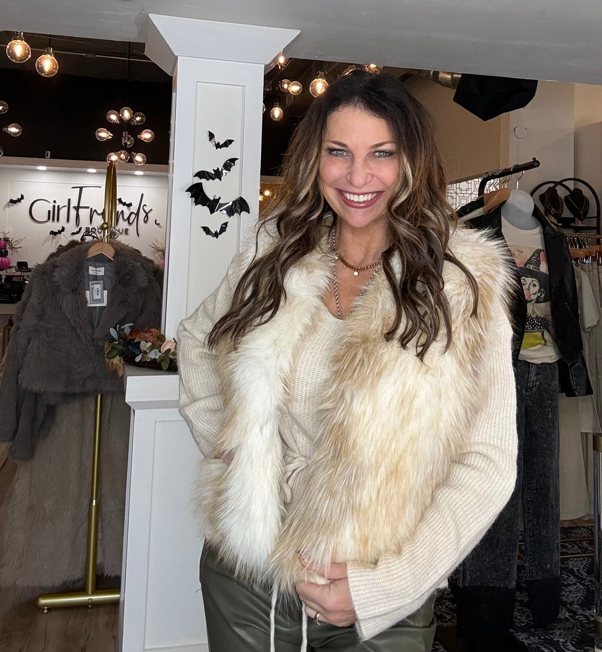 Shaggy Faux Fur Vest