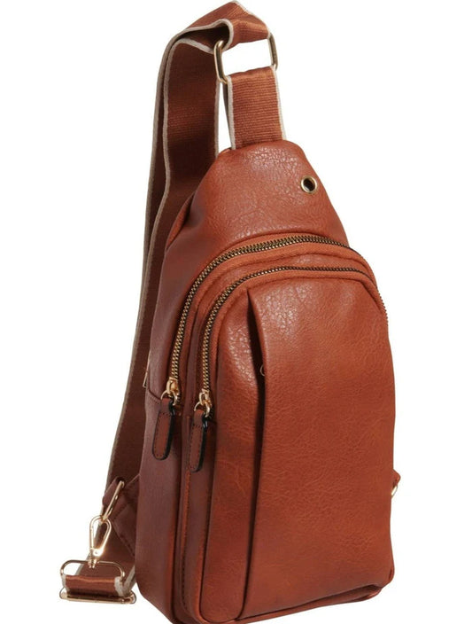 Wylie Double Zipper Sling Bag