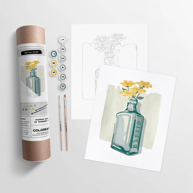 Bottle Study | Modern Paint By Numbers Kit