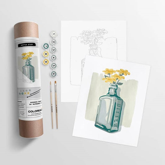 Bottle Study | Modern Paint By Numbers Kit
