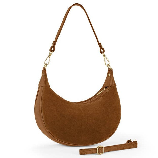 Mocha Suede Bag
