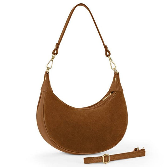 Mocha Suede Bag