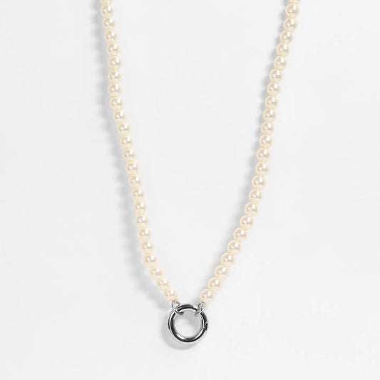 Pearl Charm Keeper Necklace