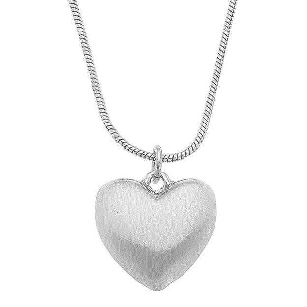 Icon Puffed Heart Necklace