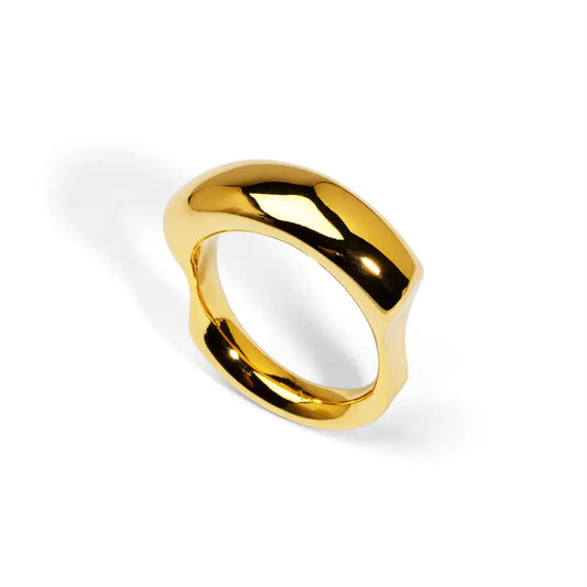 Sculptural Rectangular Ring