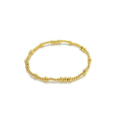 Texture 18K Gold Filled Bracelet