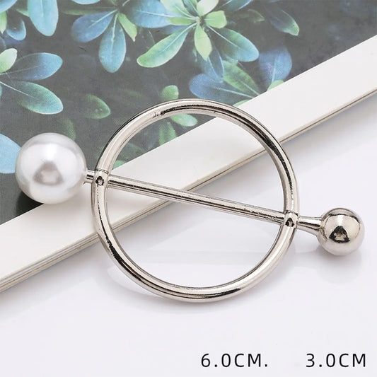 Pearls Scarf Ring