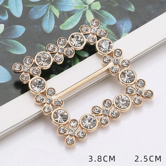 Square Diamond Scarf Ring