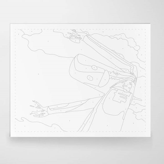 Tube Man | Modern Paint By Numbers  Kit