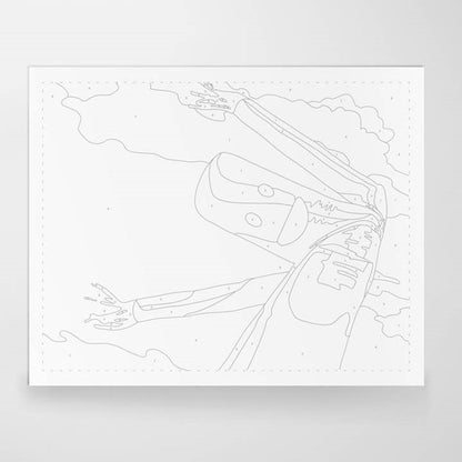 Tube Man | Modern Paint By Numbers  Kit