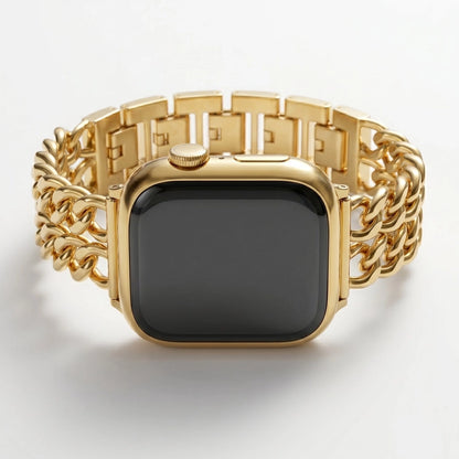 Gold Curve Luxury Apple Watch Strap