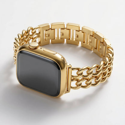 Gold Curve Luxury Apple Watch Strap