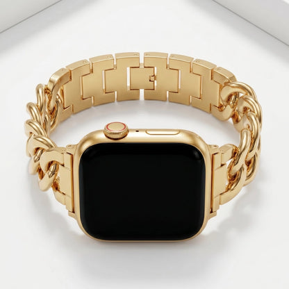 Gold Woven Luxury Apple Watch Strap