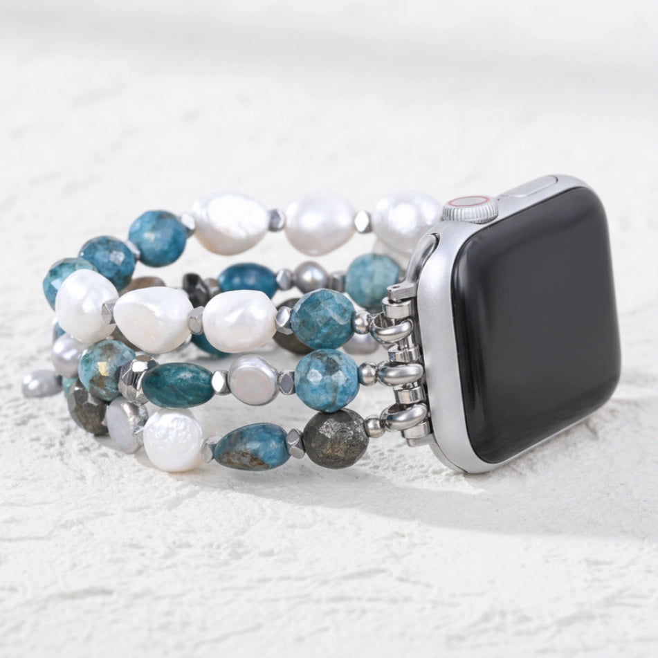 Bohemian Frost Stretch Apple Watch Strap