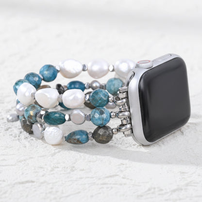 Bohemian Frost Stretch Apple Watch Strap