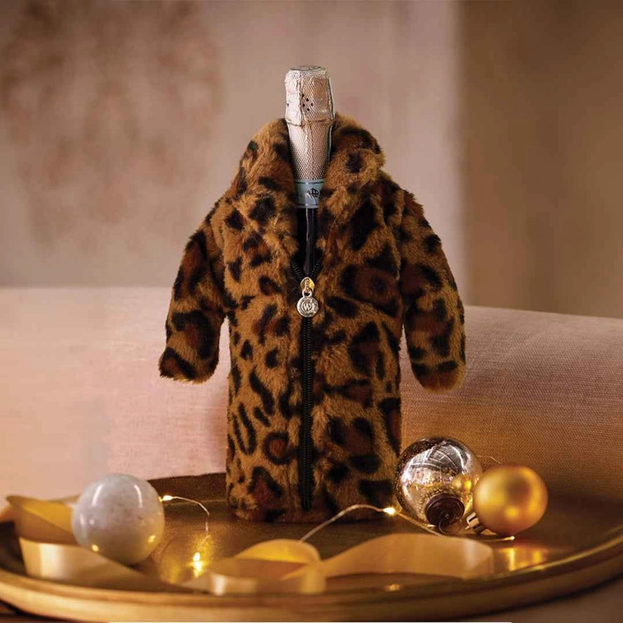 Leopard Coat Wine Parka